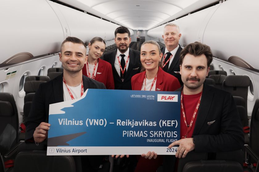 
Vilniaus oro uoste startavo nauja oro bendrovė: „PLAY airlines“ sujungė Vilnių ir Reikjaviką                