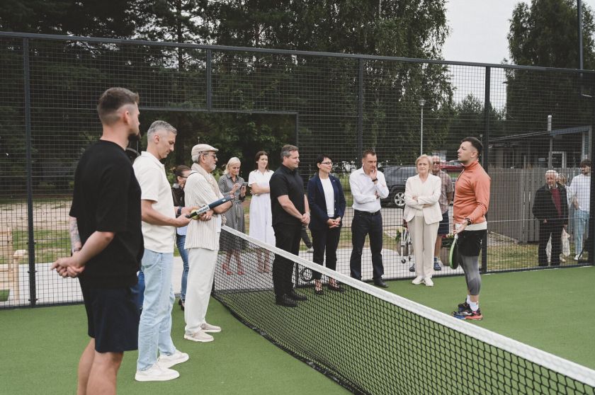 Birštonas papildė sporto infrastruktūrą: atidaryti pirmieji kurorte padelio teniso kortai