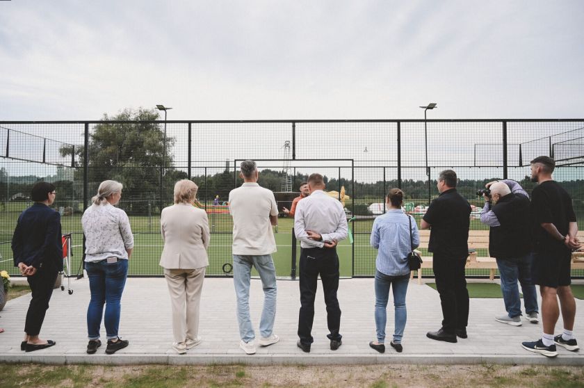 Birštonas papildė sporto infrastruktūrą: atidaryti pirmieji kurorte padelio teniso kortai