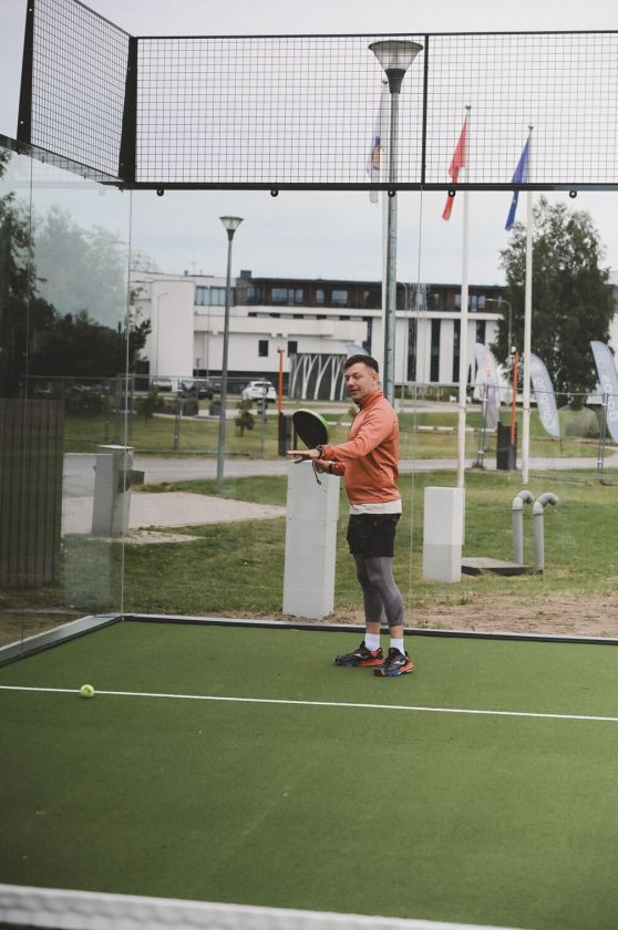 Birštonas papildė sporto infrastruktūrą: atidaryti pirmieji kurorte padelio teniso kortai